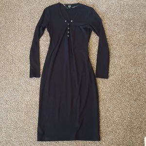 NWOT black fitted dress.